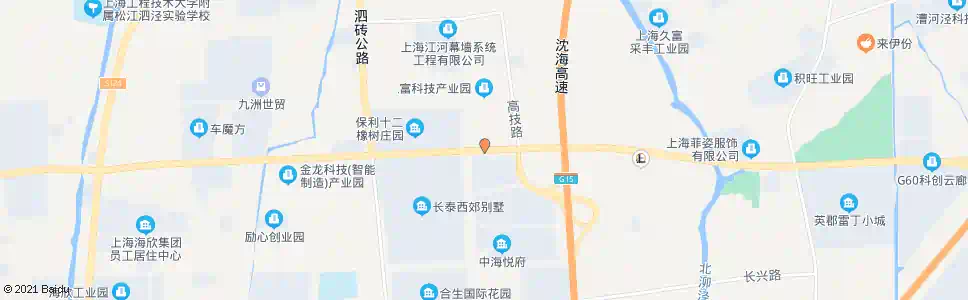 上海莘砖公路高技路_公交站地图_上海公交_妙搜公交查询2025