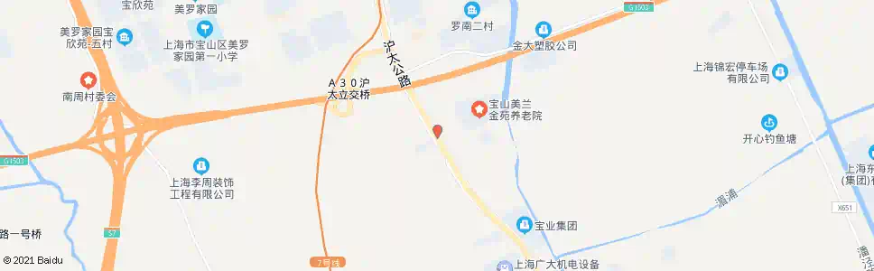 上海沪太公路东电台路_公交站地图_上海公交_妙搜公交查询2025