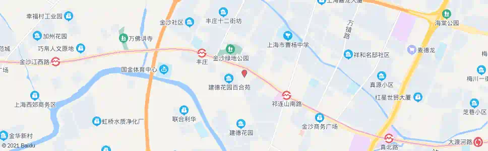 上海金丰新村_公交站地图_上海公交_妙搜公交查询2025