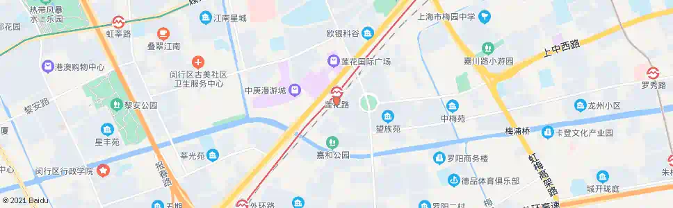 上海莲花路地铁站(南广场)_公交站地图_上海公交_妙搜公交查询2025