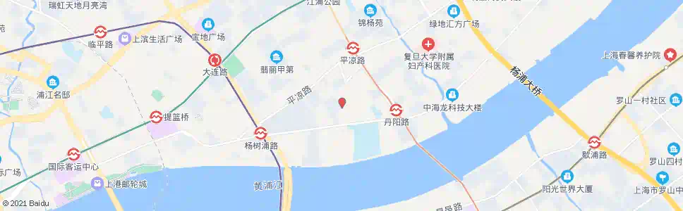 上海许昌路龙江路_公交站地图_上海公交_妙搜公交查询2025