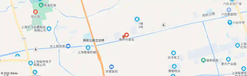 上海旗杆村(招呼站)_公交站地图_上海公交_妙搜公交查询2025