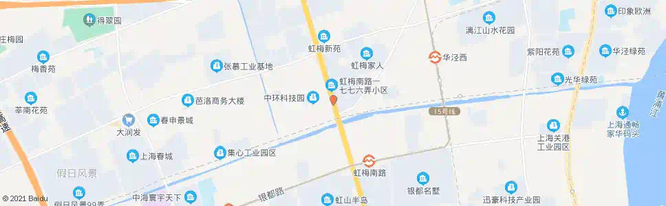 上海虹梅南路老沪闵路_公交站地图_上海公交_妙搜公交查询2025