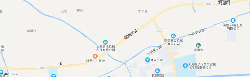 上海团青公路_公交站地图_上海公交_妙搜公交查询2025