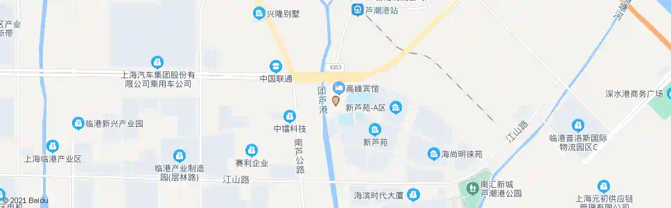 上海渔港路芦云路(果园)_公交站地图_上海公交_妙搜公交查询2025
