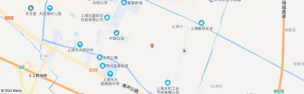 上海黑木港桥_公交站地图_上海公交_妙搜公交查询2025