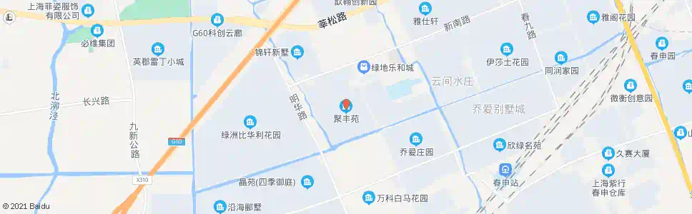 上海聚丰苑(招呼站)_公交站地图_上海公交_妙搜公交查询2025