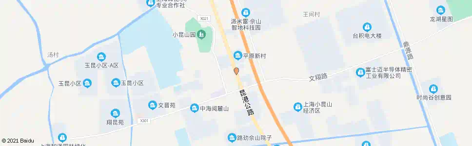 上海昆港公路平原街_公交站地图_上海公交_妙搜公交查询2025