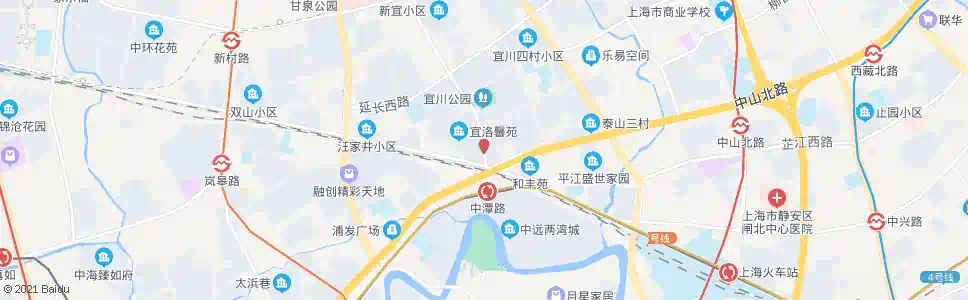 上海宜川路交通路_公交站地图_上海公交_妙搜公交查询2025