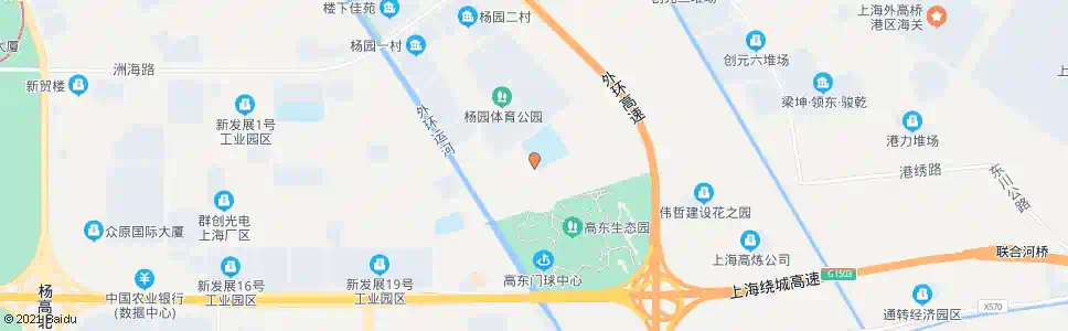 上海高东生态园_公交站地图_上海公交_妙搜公交查询2025