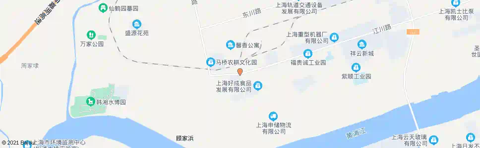 上海荷巷桥(江川路西畴路)_公交站地图_上海公交_妙搜公交查询2025