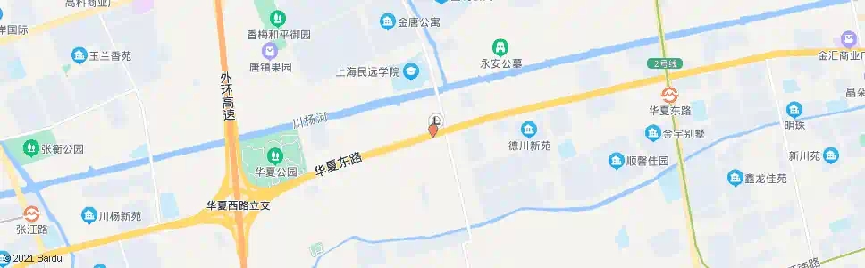 上海唐陆路华夏东路_公交站地图_上海公交_妙搜公交查询2025