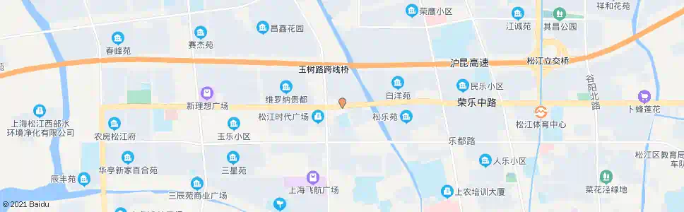 上海荣乐路玉树北路_公交站地图_上海公交_妙搜公交查询2025