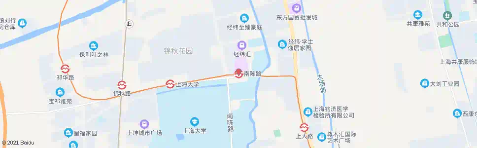 上海团南路陈桥路_公交站地图_上海公交_妙搜公交查询2025