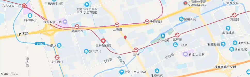 上海三林路上南路_公交站地图_上海公交_妙搜公交查询2025