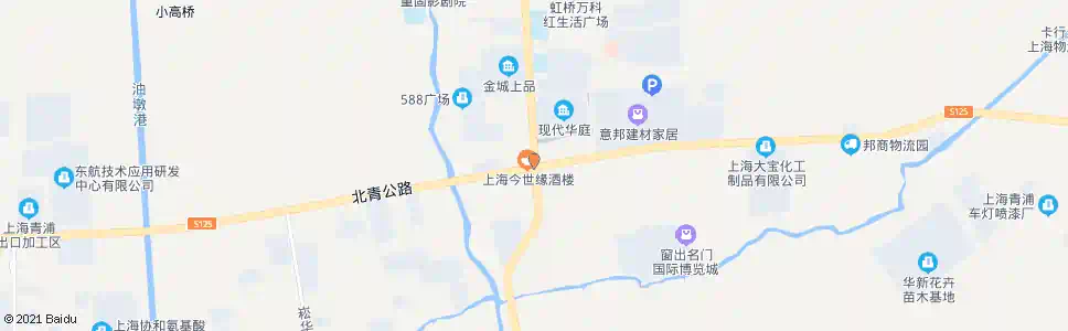 上海北青公路赵重公路(招呼站)_公交站地图_上海公交_妙搜公交查询2025