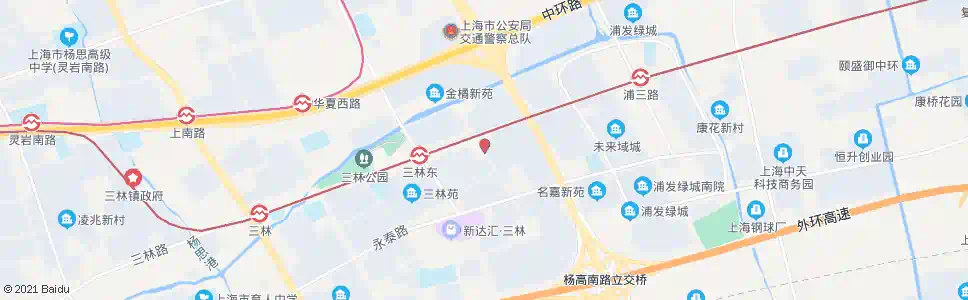 上海环林东路三林路_公交站地图_上海公交_妙搜公交查询2025