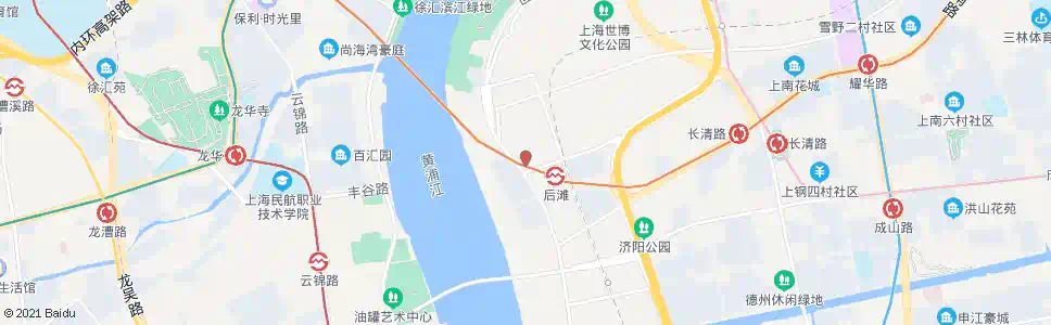 上海通耀路耀龙路_公交站地图_上海公交_妙搜公交查询2025
