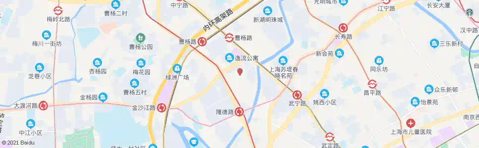 上海谈家渡路曹杨路_公交站地图_上海公交_妙搜公交查询2025