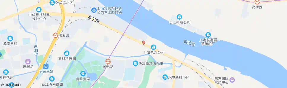 上海长航锚地_公交站地图_上海公交_妙搜公交查询2025