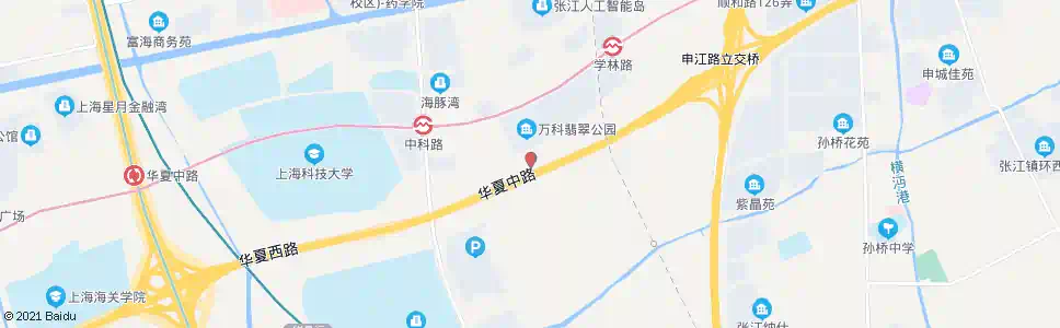 上海华夏中路(顾家宅)_公交站地图_上海公交_妙搜公交查询2025