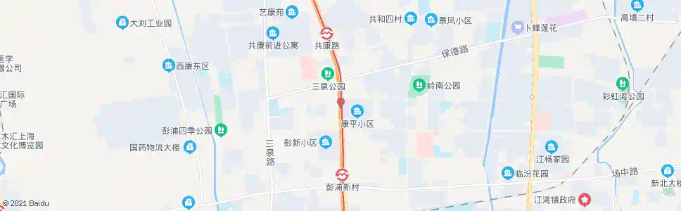 上海共和新路汾西路_公交站地图_上海公交_妙搜公交查询2025