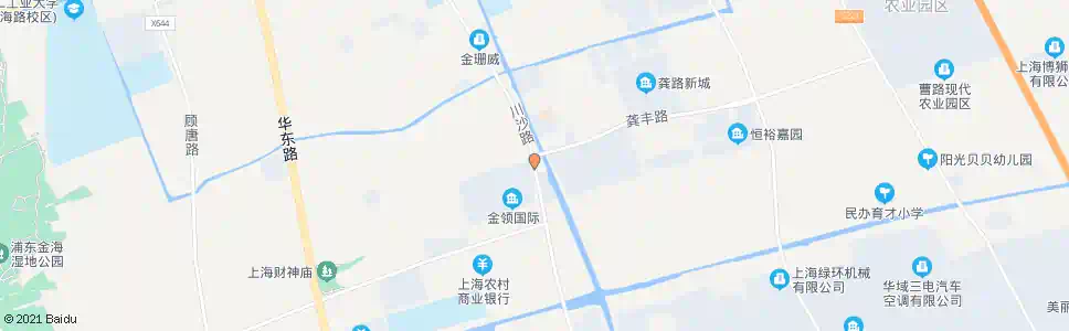 上海川沙路景雅路_公交站地图_上海公交_妙搜公交查询2025