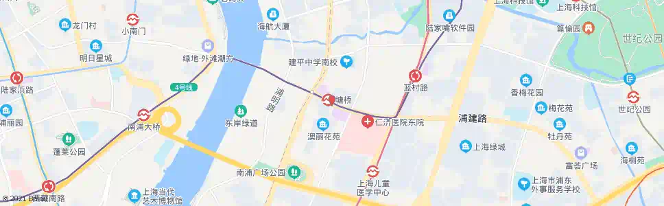 上海浦建路浦东南路_公交站地图_上海公交_妙搜公交查询2025