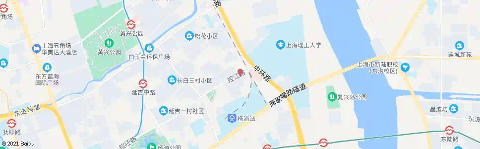 上海图们路控江路_公交站地图_上海公交_妙搜公交查询2025