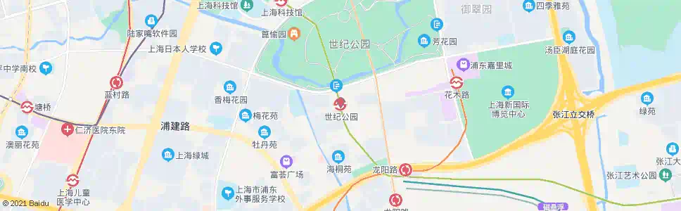上海世纪公园地铁站_公交站地图_上海公交_妙搜公交查询2025