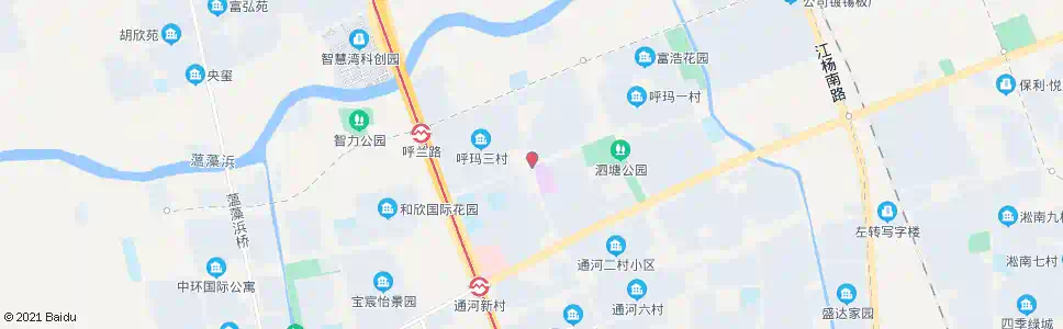 上海呼玛路通河路_公交站地图_上海公交_妙搜公交查询2025