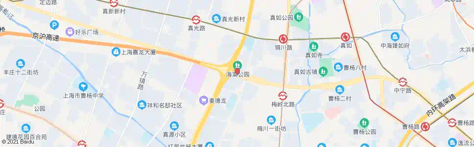 上海武宁路真北路_公交站地图_上海公交_妙搜公交查询2025