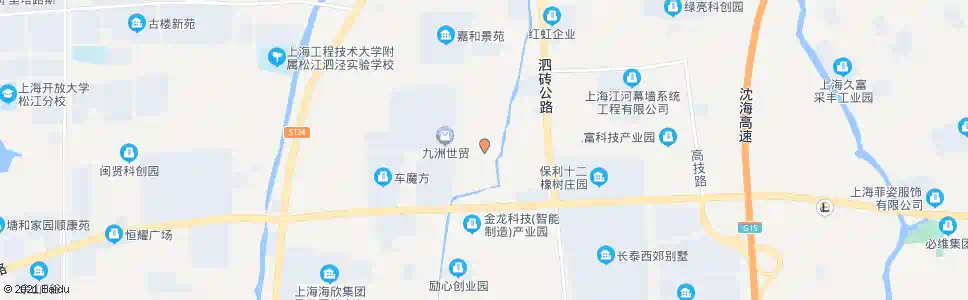 上海长浜路张泾路_公交站地图_上海公交_妙搜公交查询2025