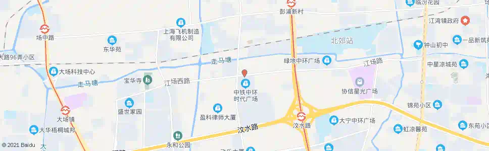 上海江场西路万荣路_公交站地图_上海公交_妙搜公交查询2025