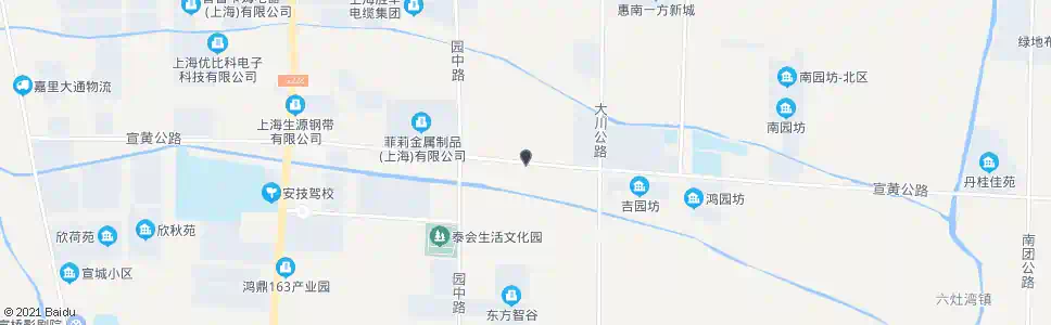 上海宣黄公路惠乐路_公交站地图_上海公交_妙搜公交查询2025