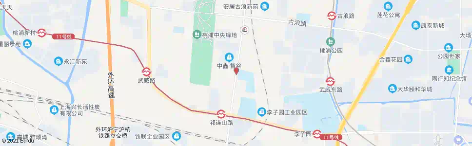 上海祁连山路武威东路_公交站地图_上海公交_妙搜公交查询2025