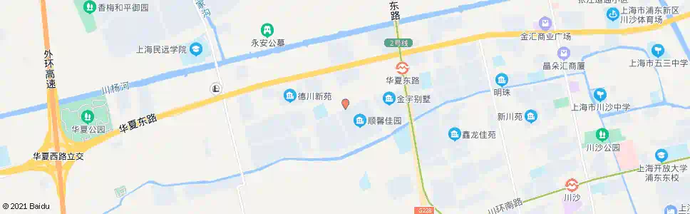 上海德翔路新德西路_公交站地图_上海公交_妙搜公交查询2025