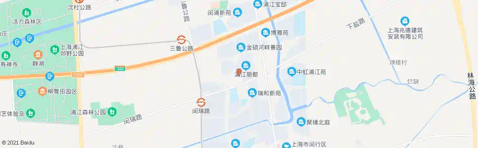 上海江航路浦连路_公交站地图_上海公交_妙搜公交查询2025
