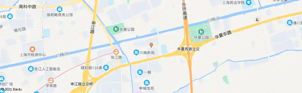 上海中科路孙环路_公交站地图_上海公交_妙搜公交查询2025