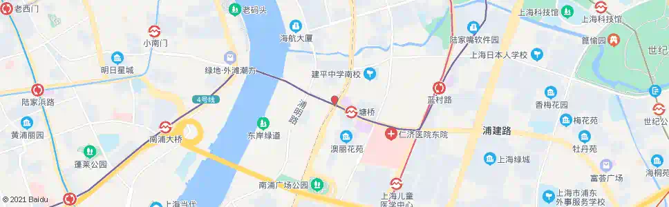 上海浦东南路浦建路_公交站地图_上海公交_妙搜公交查询2025