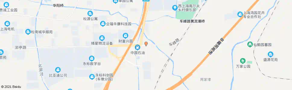 上海车峰路车亭公路_公交站地图_上海公交_妙搜公交查询2025