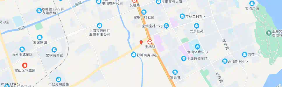 上海宝杨路同济路_公交站地图_上海公交_妙搜公交查询2025