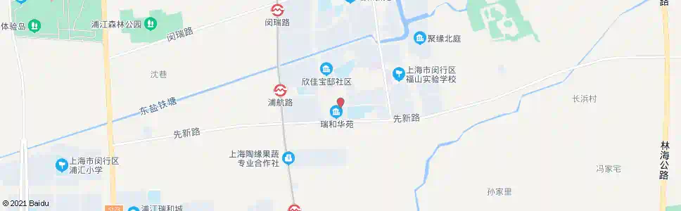 上海闵驰一路江航南路_公交站地图_上海公交_妙搜公交查询2025