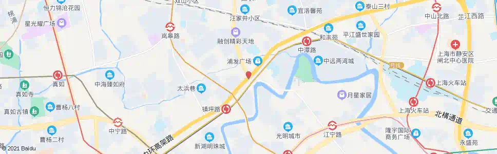 上海光新路中山北路_公交站地图_上海公交_妙搜公交查询2025