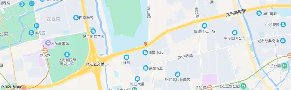 上海龙东大道科苑路_公交站地图_上海公交_妙搜公交查询2025