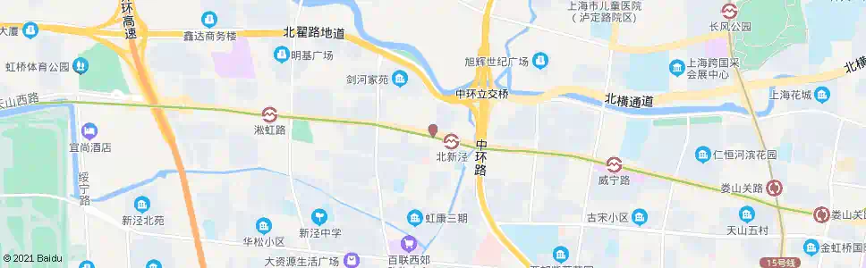 上海北渔路天山西路_公交站地图_上海公交_妙搜公交查询2025