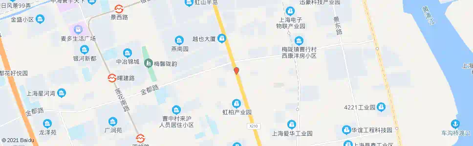 上海虹梅南路曹建路_公交站地图_上海公交_妙搜公交查询2025
