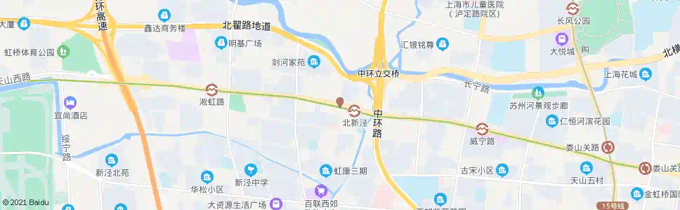 上海天山西路北渔路_公交站地图_上海公交_妙搜公交查询2025