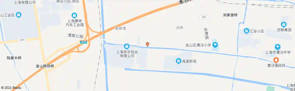 上海漕廊公路护塘东_公交站地图_上海公交_妙搜公交查询2025