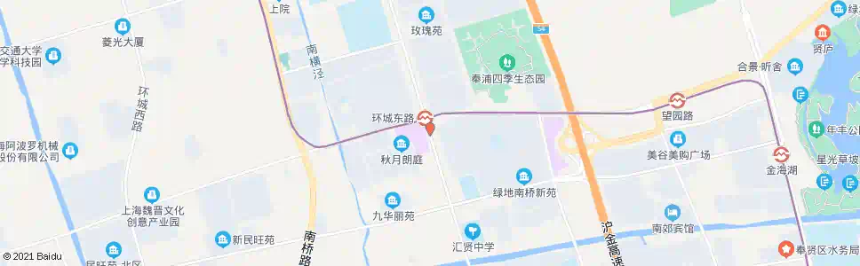 上海环城东路团南公路_公交站地图_上海公交_妙搜公交查询2025